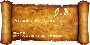 Jelenka Mariann névjegykártya